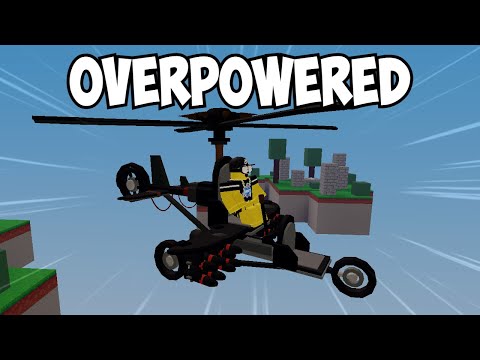 NEW Attack Minicopter is OP (ROBLOX BEDWARS)