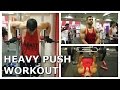 Heavy Push Workout - Weighted Dips