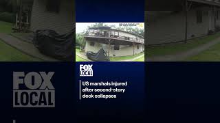 Deck collapses on U.S. Marshals serving search warrant | FOX 10 Phoenix