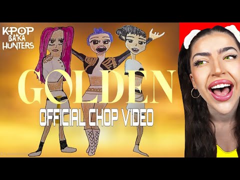 "GOLDEN" Official Chopped Video! (FUNNY KPop Baka Hunters)