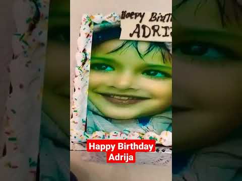 Happy Birthday My Adrija ❤️ #Adrija # HappyBirthday #shorts #photocakes #daughter  #february #baby