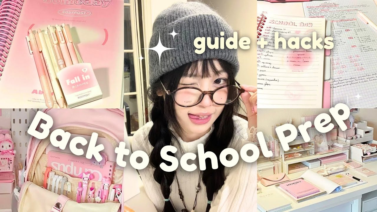 back to school prep 2025 🎀  { ultimate guide + hacks }