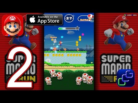 Super Mario Run iOS Walkthrough - Part 2 - Toad Rally, Bonus Game