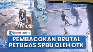Petugas SPBU di Sampang Dikeroyok & Dibacok Geng OTK dengan Sajam & Senpi, Korban Nyaris Tewas