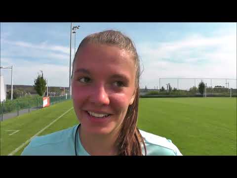 Romy Camps na België U17 - Denemarken U17 op 23.08.2017