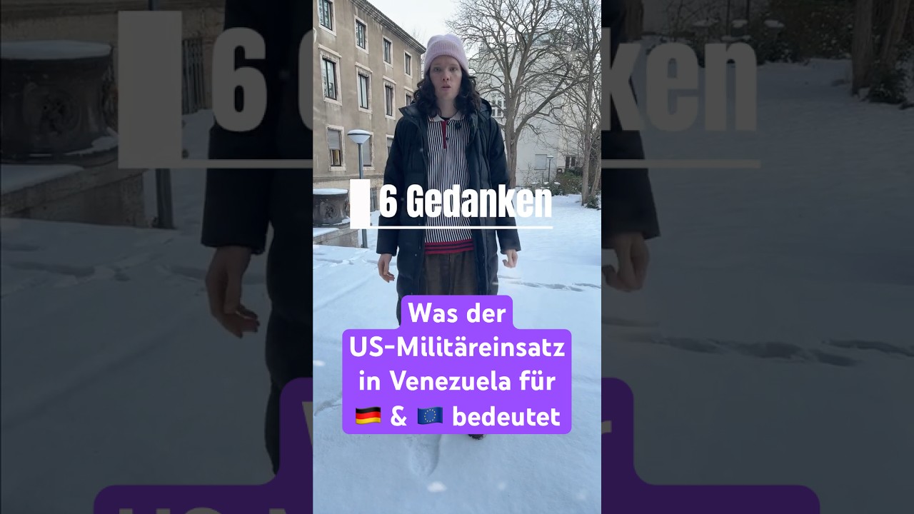 Was der US-Militäreinsatz in Venezuela für 🇩🇪 & 🇪🇺 bedeutet