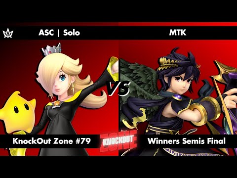 KnockOut Zone #79 - SSBU Winners Semis Final - Solo (Rosalina & Luma) vs MTK (Dark Pit)