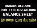 What Is Trading Profit And Loss Account And Balance Sheet Final Accounts