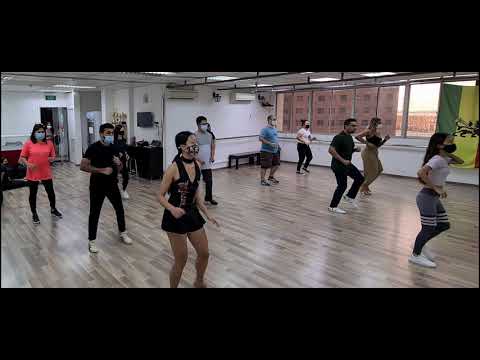 Caliente Dance Studio Singapore Modern Bachata demo to  Camila Cabello - Havana DJ Tronky remix