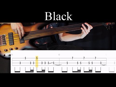 Black (Pearl Jam) - Bass Cover (With Tabs) by Leo Düzey