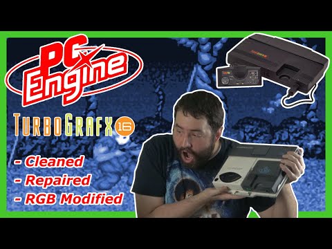PC Engine/TurboGrafx 16 (CD) - RGB Modded Extravaganza! - Adam Koralik