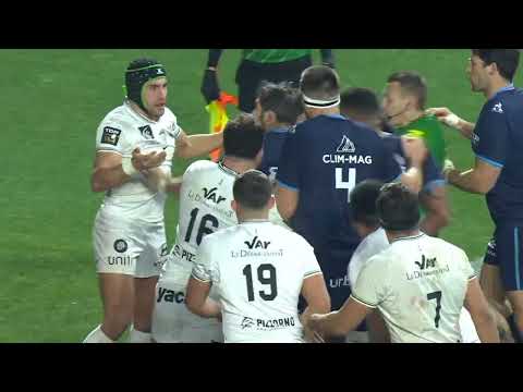 TOP 14 - Essai de Jordan UELESE 2 (MHR) - Montpellier Hérault Rugby - RC Toulon
