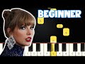 Cruel Summer - Taylor Swift | Beginner Piano Tutorial | Easy Piano