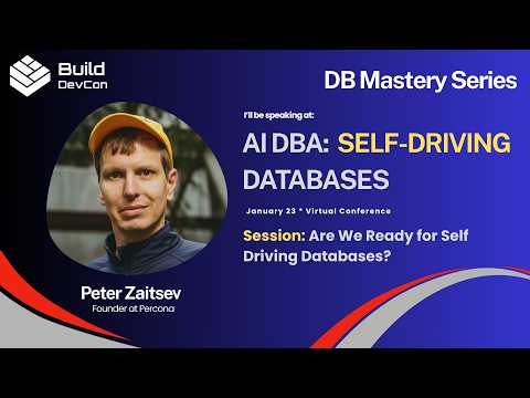 Watch on YouTube: Are We Ready for Self-Driving Databases?