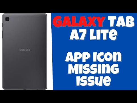 Samsung How to Fix App Icon Missing issue Galaxy Tab A7 lite