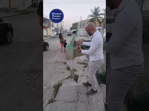 ponte com problemas sérios de rachaduras em igarassu no loteamento Agamenon.