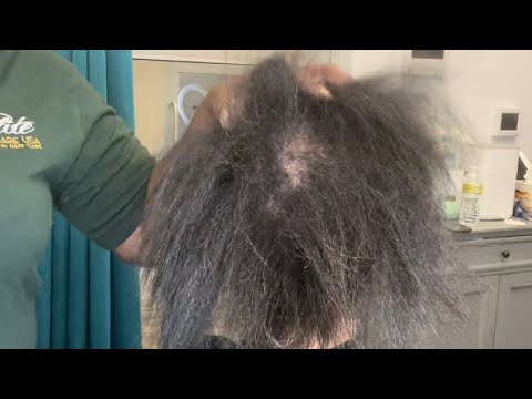 How to easily hot comb your hair | How to not get heat...
