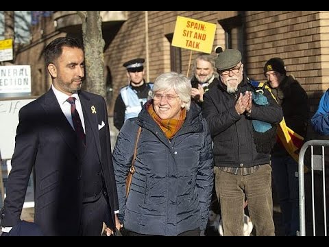 Ex-Catalan minister Clara Ponsati, 62, hands herself in to police in Edinburgh