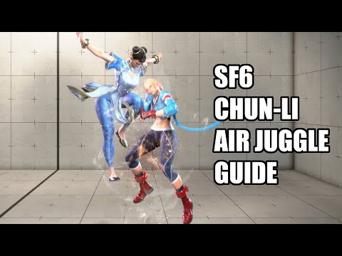 SF6 Chun-Li Air Juggle (stomp) Combo Guide [Street Fighter 6]
