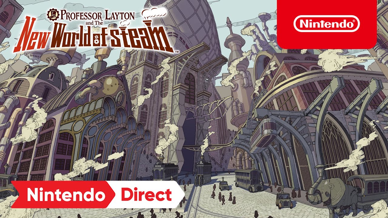 PROFESSOR LAYTON and The New World of Steam - Nintendo Direct 2.8.2023 - YouTube