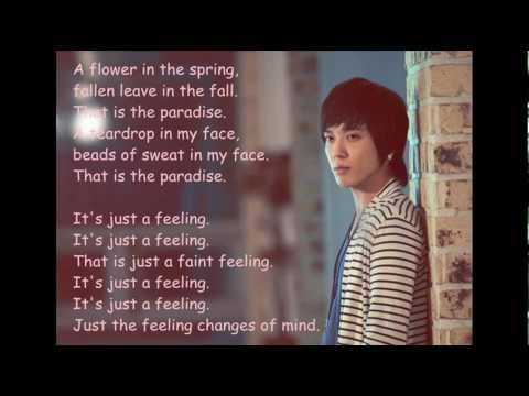 Jung Yong Hwa (CN Blue) - Feeling / with lyrics on screen