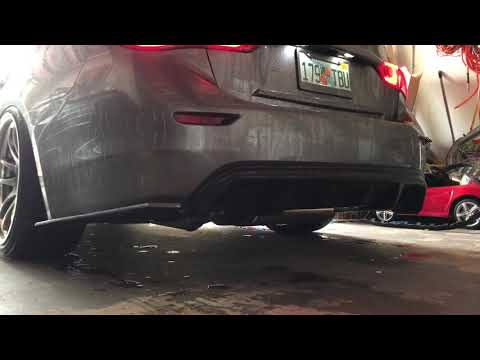 Q50 3.7 Invidia Gemini exhaust