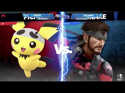 Momocon 2019 SSBU - JoseJFB(Pichu) vs GotE| VinnyG(Snake) - Top 128 Qualifier