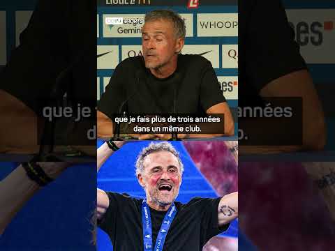 🗨️ Luis Enrique "encore plus motivé que les premières années" après sa prolongation avec le PSG