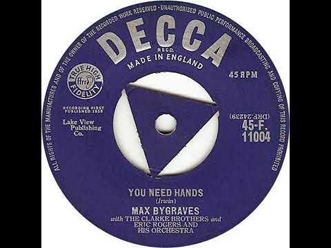 UK New Entry 1958 (69) Max Bygraves with The Clarke Brothers - Hands
