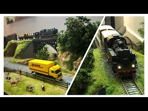 How to build a railway line across the river with car moving  - Realistic Scenery