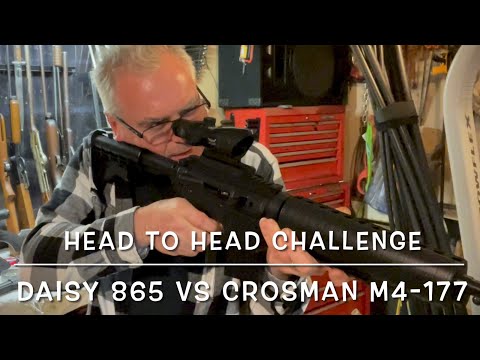 Budget friendly head to head challenge: Daisy 856 vs Crosman M4-177 multi pump pellet guns