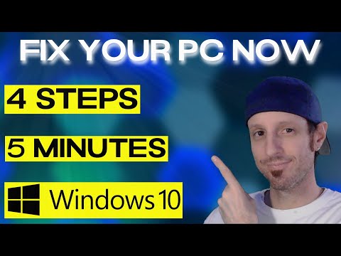 Make Your PC Run FASTER - 4 Easy Steps - Windows 10 (2023)