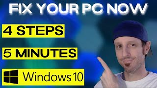Make Your PC Run FASTER - 4 Easy Steps - Windows 10 (2023)