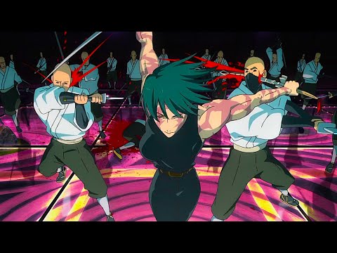 Maki vs Zenin Clan Full Fight - Jujutsu Kaisen Season 3