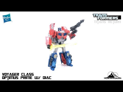 Transformers Titans Return Voyager Class OPTIMUS PRIME Video Review