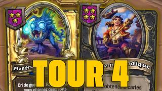 LA PARTIE EST WIN AU TOUR 4 | Hearthstone Battlegrounds Top EU