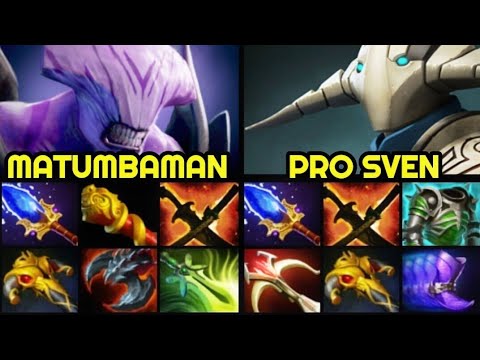 MATUMBAMAN Faceless Void Intense Game vs SUPERMAN Build Sven 7.27 Dota 2