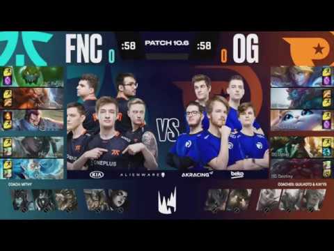 FNC vs OG Game 1 Highlights - 2020 LEC Spring Playoffs Round 1