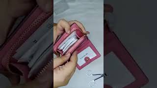 Unboxing Coach Snap Button Taffy Wallet | Coach Cute Wallet | Coach Pink Wallet / Coach Wallet