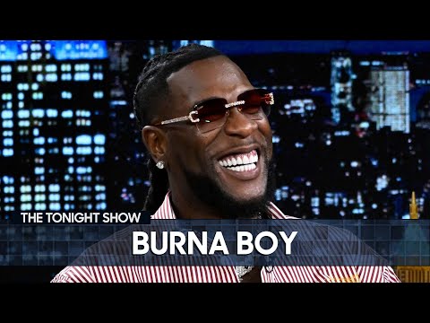 Burna Boy Teaches Jimmy His Iconic Afro Moonwalk Dance Move | The Tonight Show Starring Jimmy Fallon