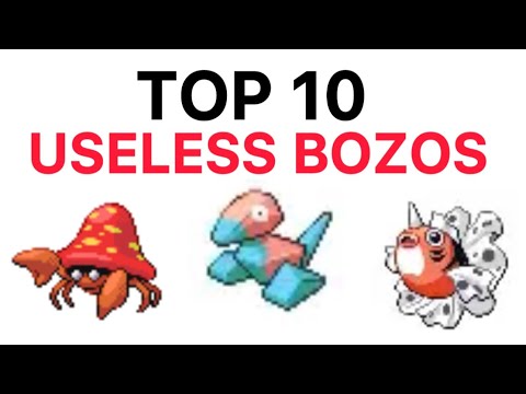 Top 10 Worst Pokemon In Fire Red & Leaf Green