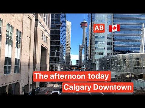 How was the afternoon today at Calgary Downtown Alberta Canada 🇨🇦