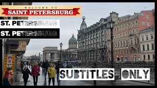 Russia St Petersburg Walking Tour of the City Center Main Attractions Nevsky Avenue
