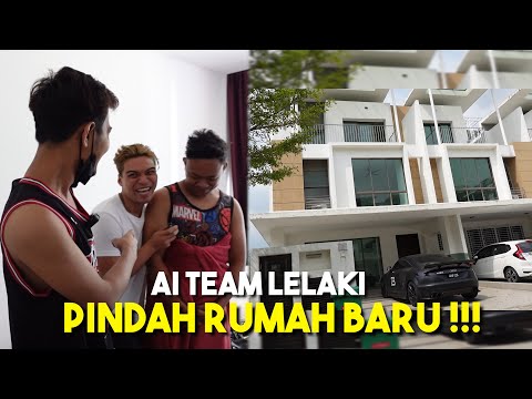 RUMAH BANGLO 3 TINGKAT BARU UNTUK AI TEAM !!! BOY HAPPY NAK PINDAH RUMAH...