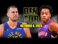 Denver Nuggets Vs Toronto Raptors Full Game Highlights October 6 2025 NBA Preseason