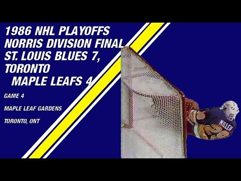 1986 Norris Division Final Game 4: St. Louis Blues 7, Toronto Maple Leafs 4
