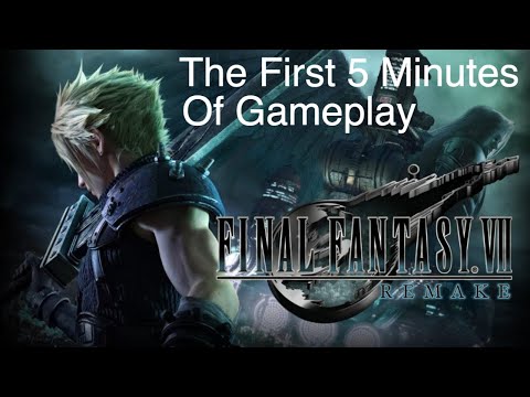 Final Fantasy VII 7 Remake - The First 5 Minutes of Gameplay - PS4, PS5