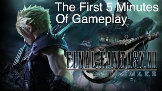 Final Fantasy VII 7 Remake - The First 5 Minutes of Gameplay - PS4, PS5