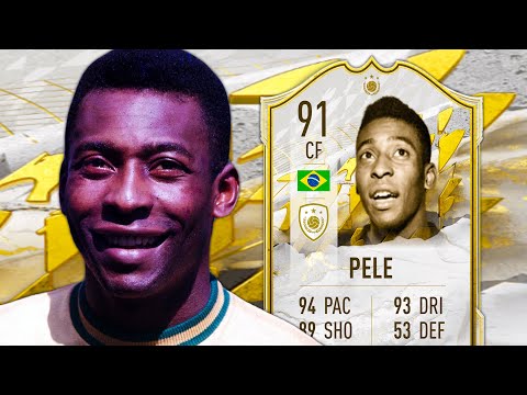 LOAN PICK! 🔥 91 BASE PELE PLAYER REVIEW - FIFA 22 ULTIMATE TEAM