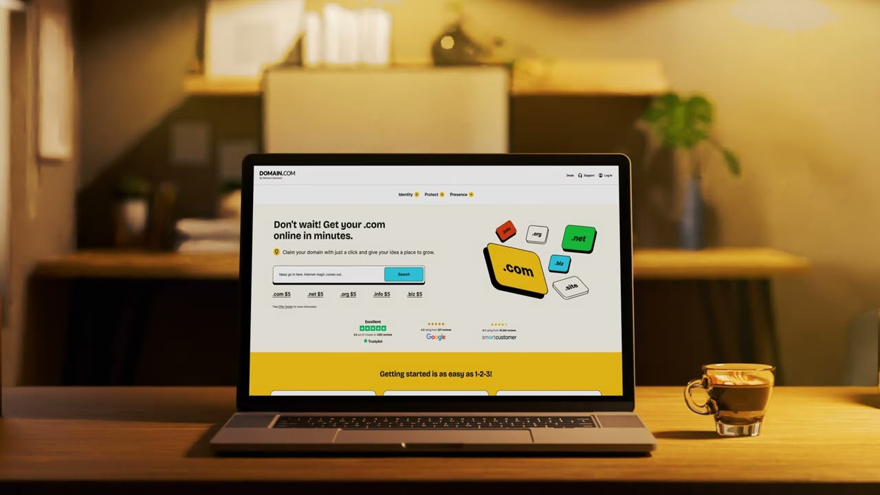 Choosing the right domain with Domain.com